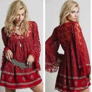 Nomad Child Boho Mini Dress Sz 